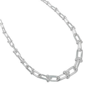 Tiffany Co Graduated Link Necklace Sterling Silver TIFFANYCo